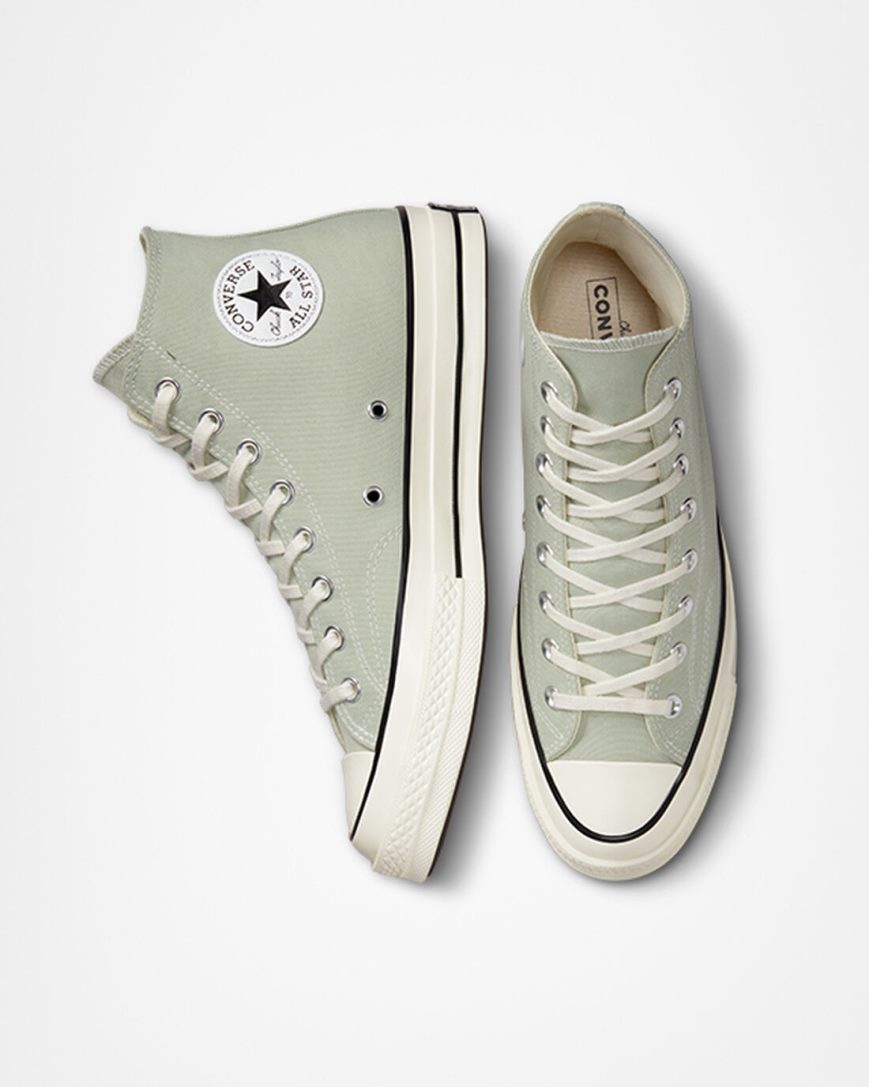 Dámské Boty Vysoké Converse Chuck 70 Vintage Platene Olivy Zelené Černé | CZ RNXC18